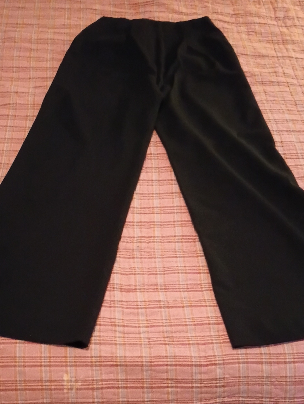 Women's Black Wide-Leg Dress Pants